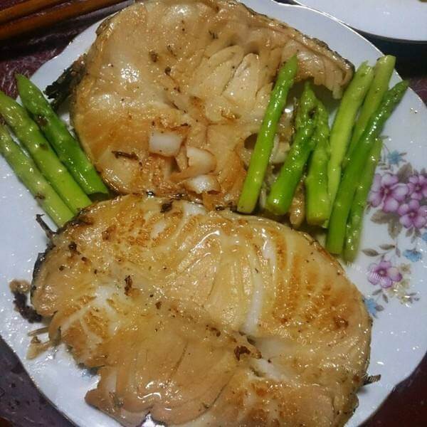 好吃的煎银鳕鱼扒