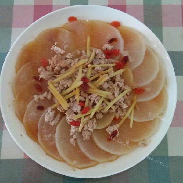 洋葱肉末白萝卜丝