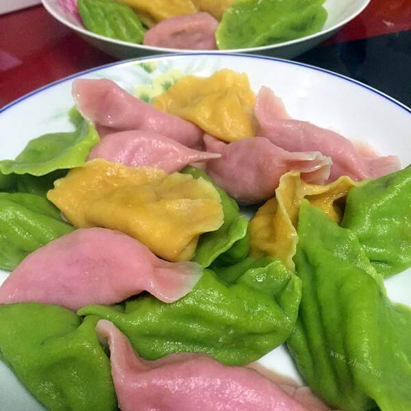 好吃的菠菜素馅水饺