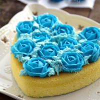 蓝色妖姬芝士蛋糕
