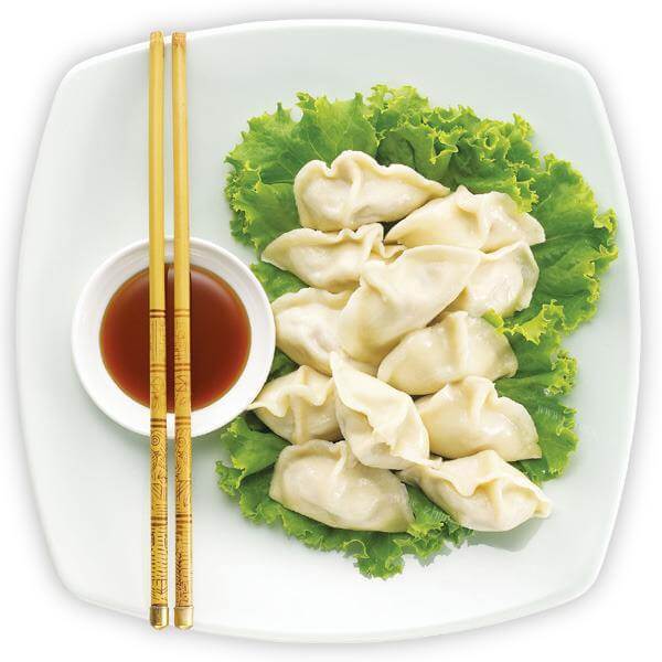 美味虾仁猪肉大葱水饺