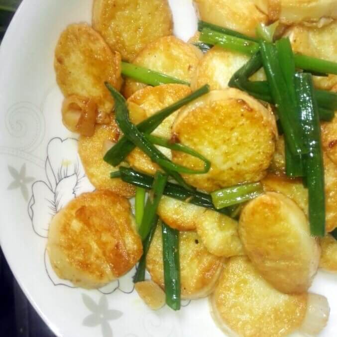 简单的煎焖日本豆腐
