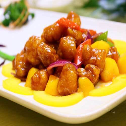 好吃的黄桃咕噜肉