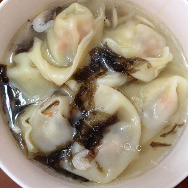 好吃的香椿菜肉馄饨