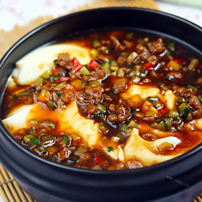 美味的肉卤豆腐脑