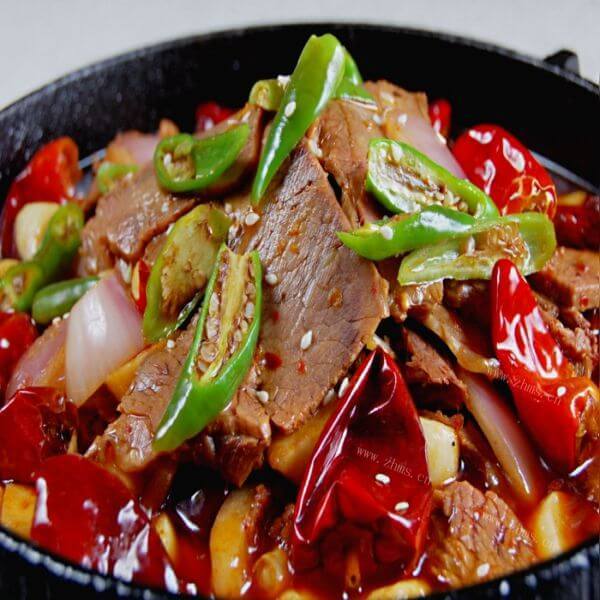 美味的酸辣牛腱肉