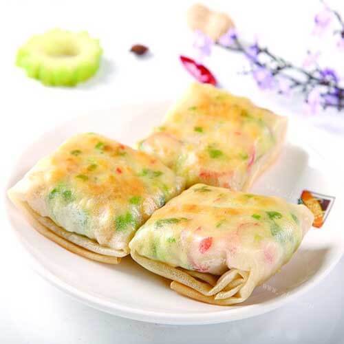 好吃的多菜薄饼