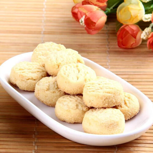 香喷喷的蛋白椰丝小饼
