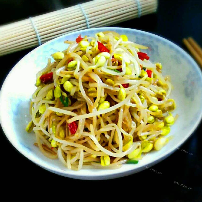 自创干煸黄豆芽