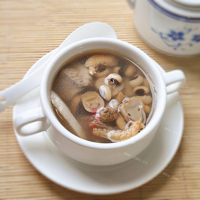 自制眉豆粽干糖水