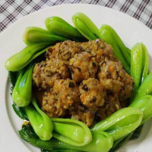 漂亮的小油菜肉球