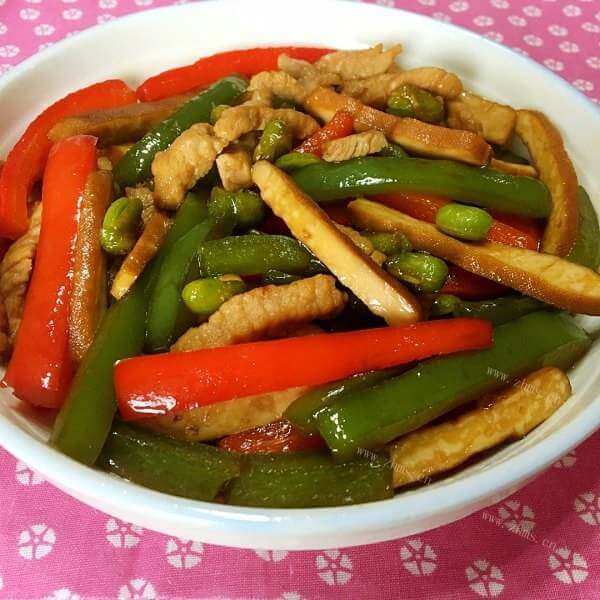 美味毛豆烧香干