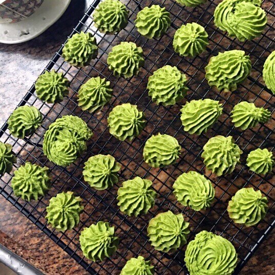 清新的「手工美食」抹茶曲奇