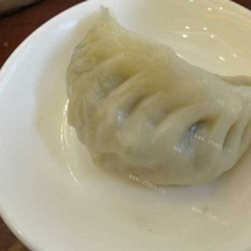 美味的素菜蒸饺