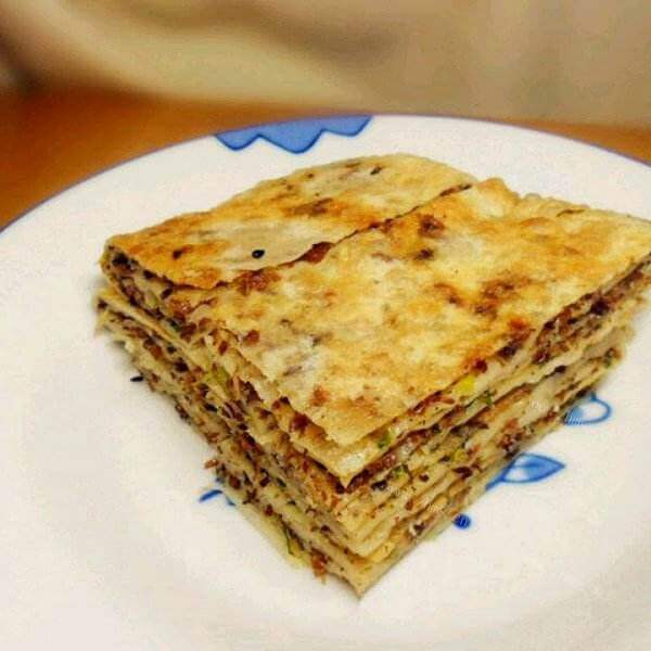 好吃的茴香千层肉饼