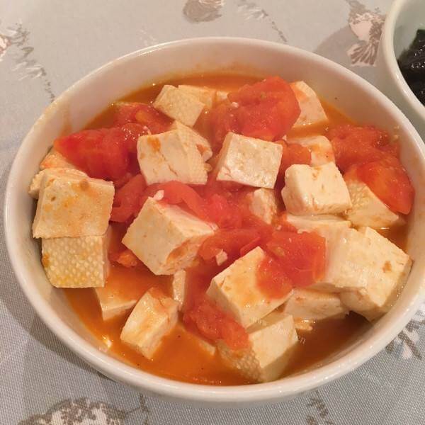 儿童美食西红柿豆腐