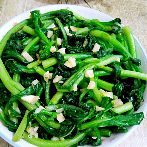 简单的蒜泥炒青菜