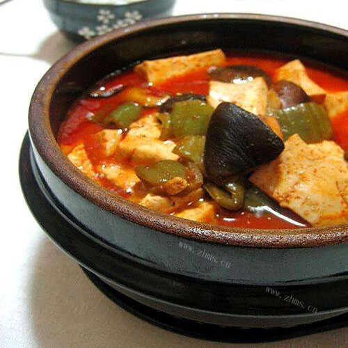 好吃的韩国辣酱炖豆腐