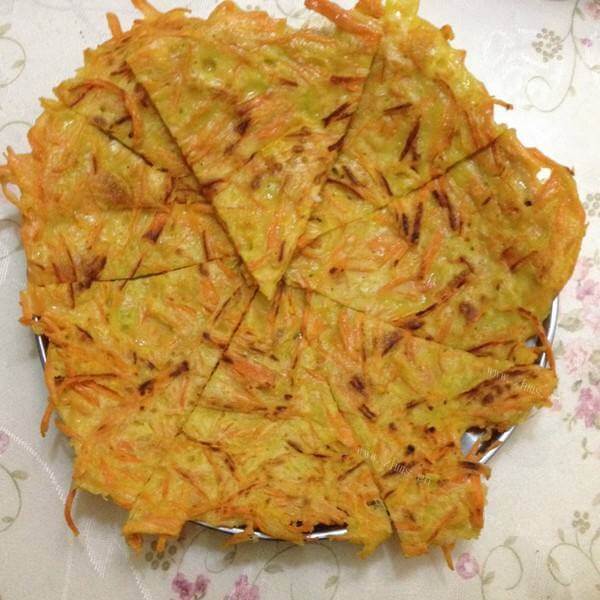  美味手撕胡萝卜薄饼
