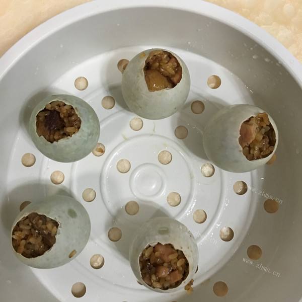 咸脆青椒蒸咸鸭蛋