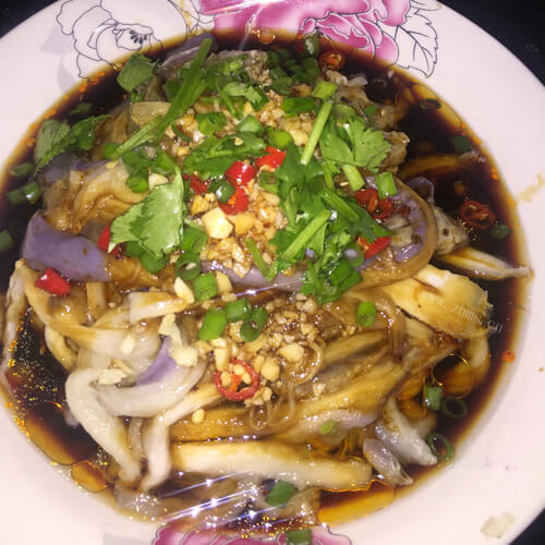 超爽的凉拌手撕长茄