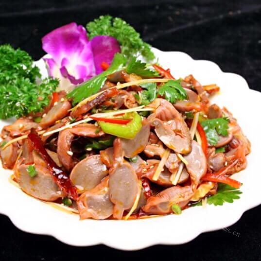 美味大补的麻辣鸡肾