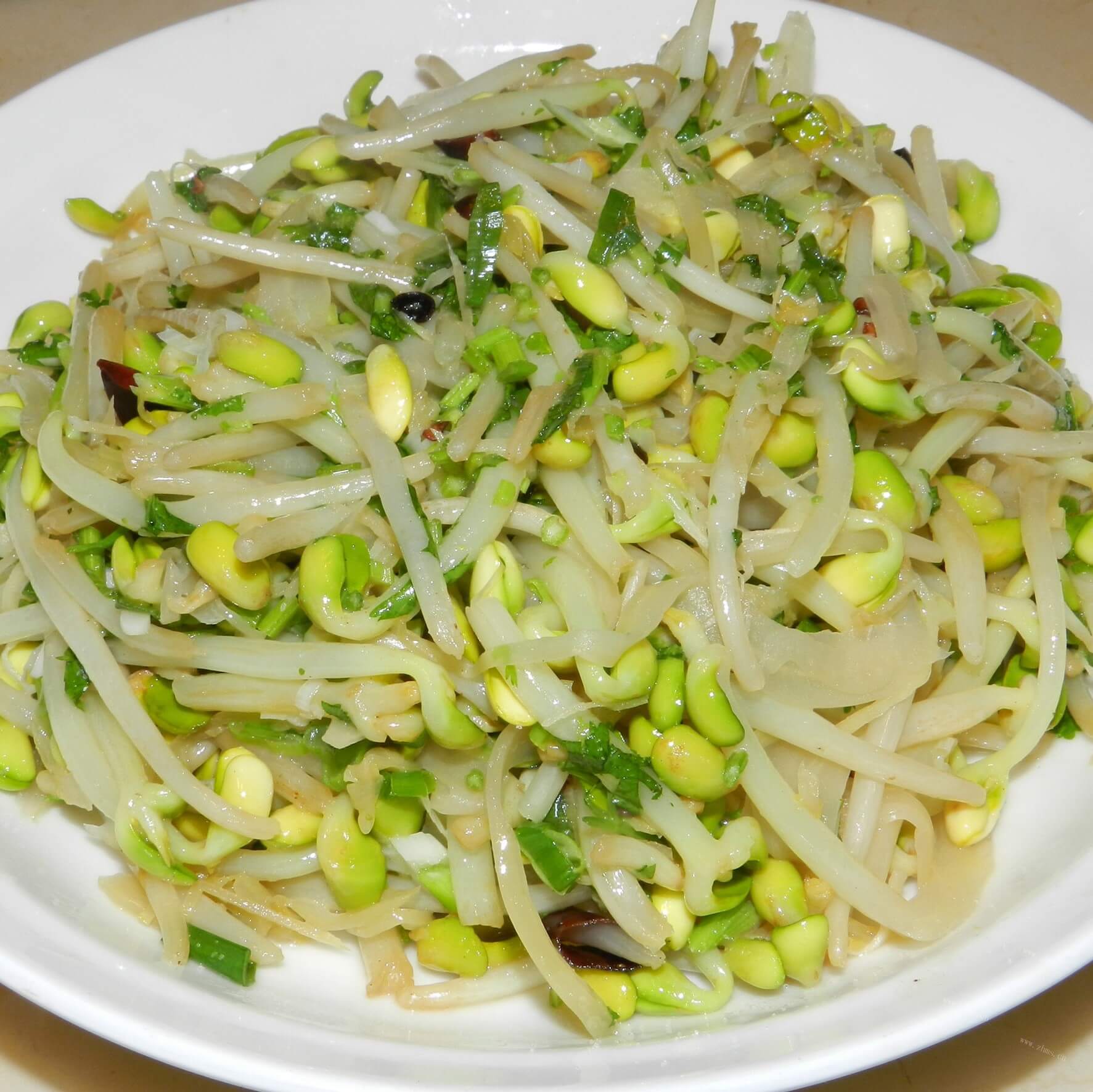 美味的清拌银芽