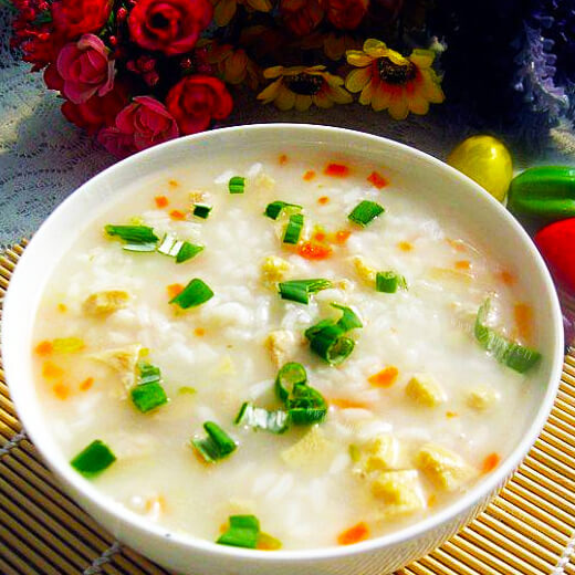 简单版蔬菜鸡肉粥