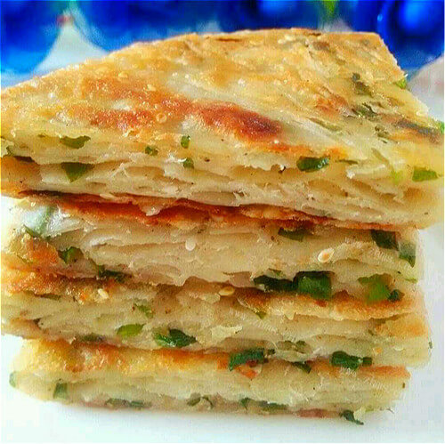健康的葱香馅饼