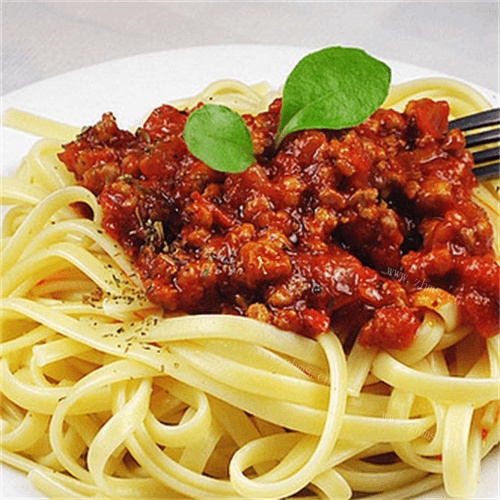 家常肉末意大利面