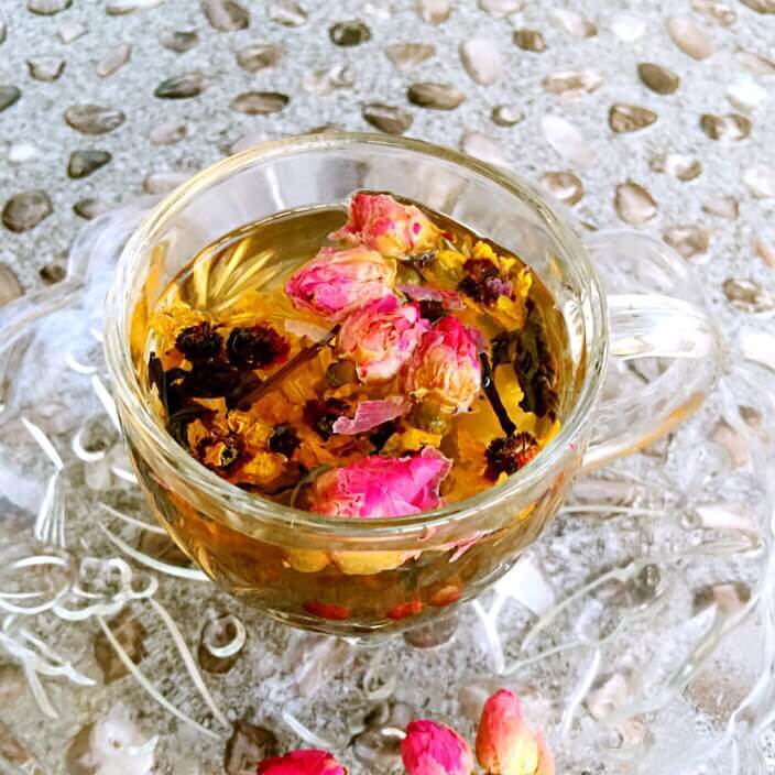好吃的姜汁花茶