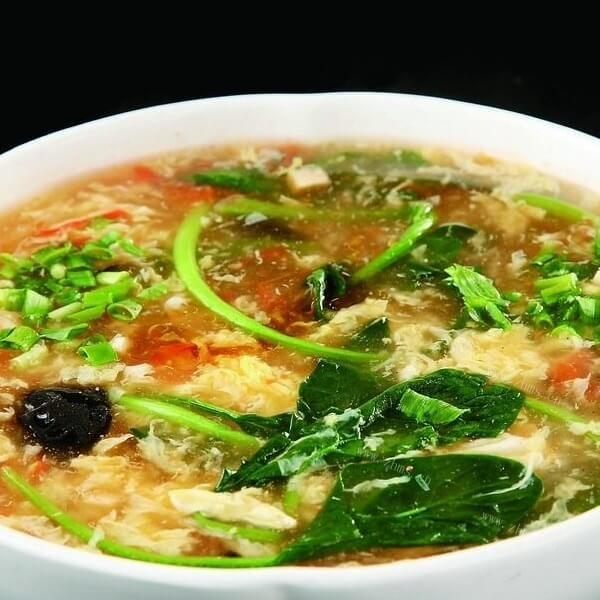 夏日汗菜鸡蛋汤