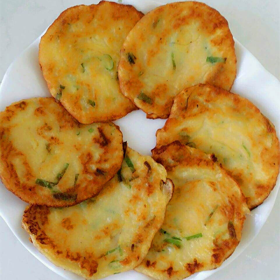 美味土豆鸡蛋锅饼