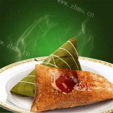 美味可口的蜜枣粽子