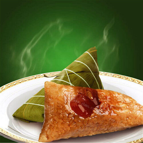 美味可口的蜜枣粽子