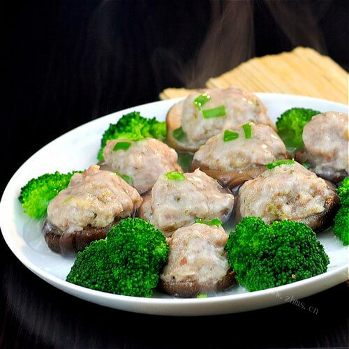 西兰花豆腐鸡肉丸