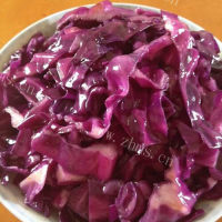 美味素炒紫甘蓝圆白菜