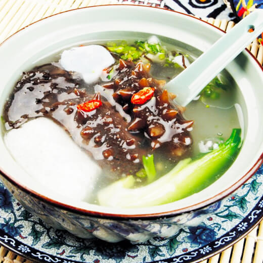 海参鸡丝小米粥