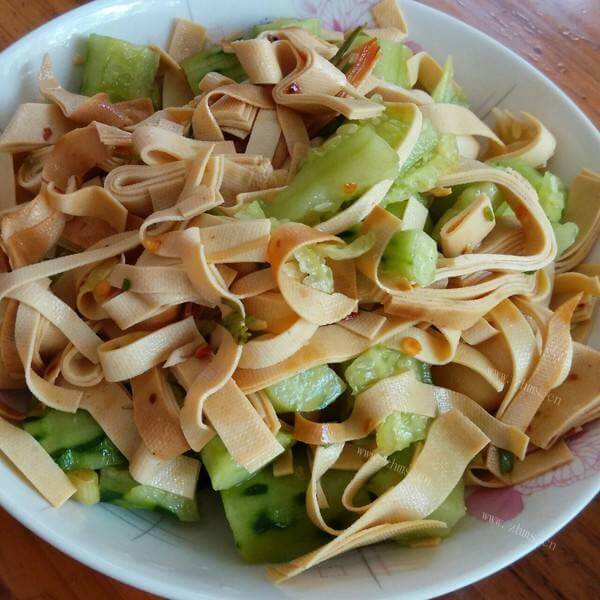 好吃的黄瓜豆腐结
