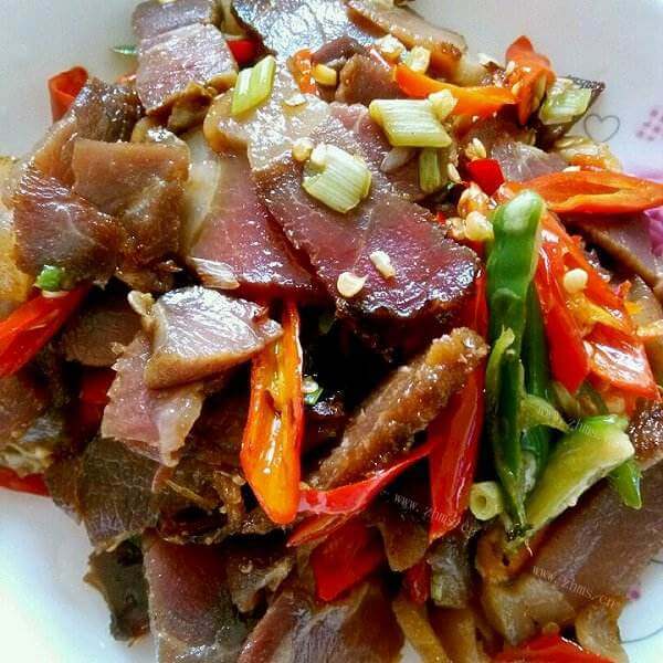 好吃的腊肉咸蛋杂