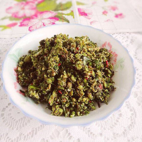 美味的酱炒刺通果