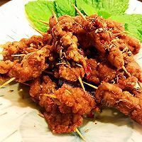 家常孜然牙签羊肉做法图解6)