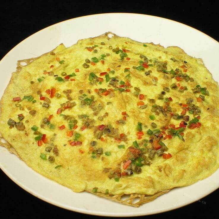清爽的木瓜阿胶鸡蛋饼