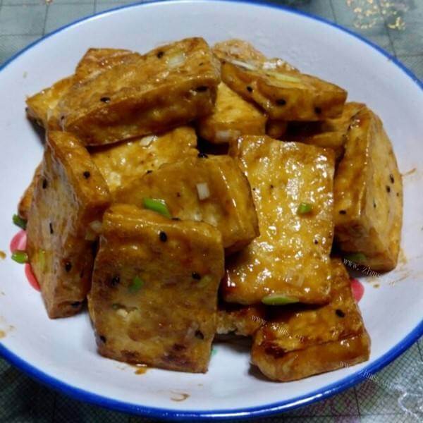 好吃的糖醋黄金豆腐