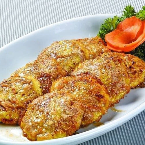 煎肉饼子