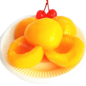 清甜可口的糖水桃杏