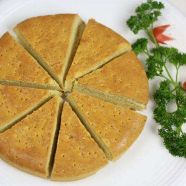 好吃的香豆子锅盔
