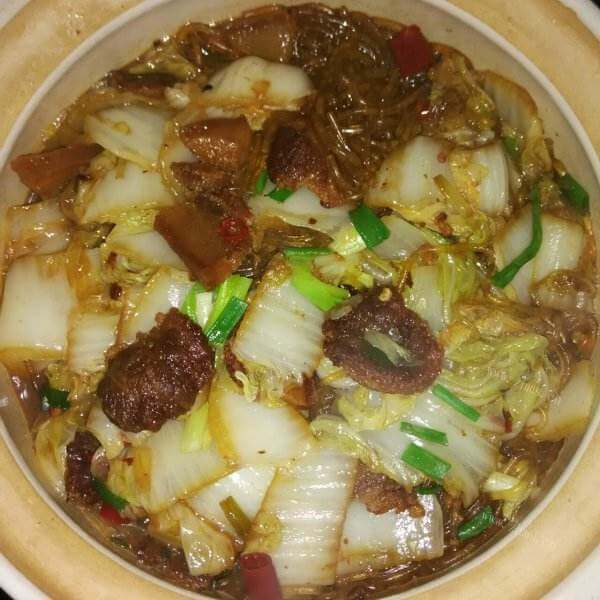 清香的香菇炖粉丝