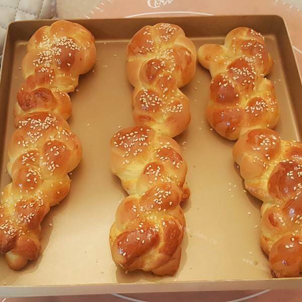 美味的麻花面包