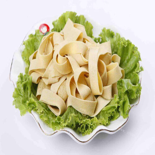 好吃的豆皮素菜卷